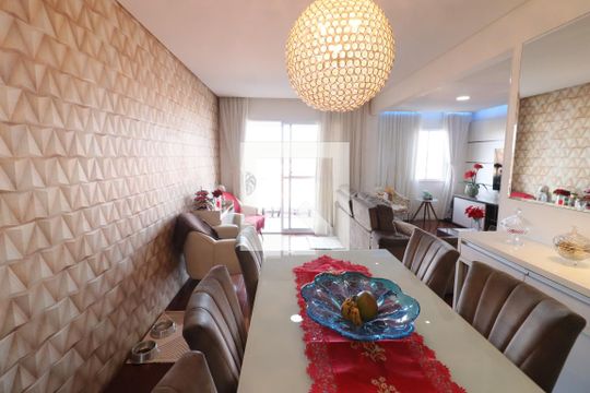 Sala de apartamento à venda com 2 quartos, 73m² em Cidade das Flores, Osasco