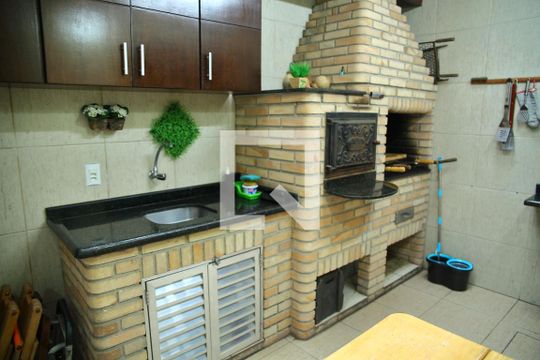 Área gourmet  de casa de condomínio à venda com 3 quartos, 130m² em Jardim das Quatro Marias, São Bernardo do Campo