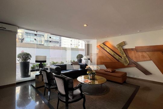 Hall de entrada de apartamento para alugar com 1 quarto, 40m² em Jardim Paulista, São Paulo