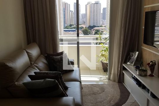 Sala de apartamento à venda com 2 quartos, 67m² em Vila Azevedo, São Paulo