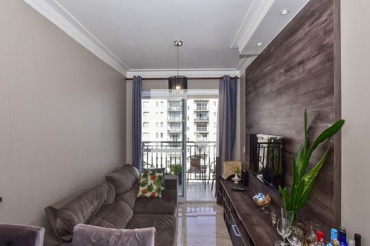 Sala de Tv de apartamento para alugar com 2 quartos, 51m² em Fazenda Morumbi, São Paulo