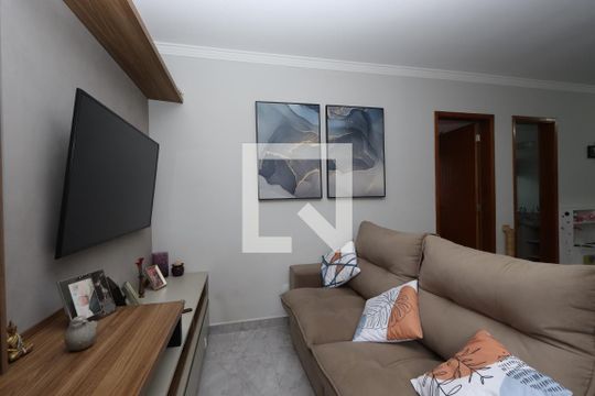 Sala de apartamento à venda com 2 quartos, 60m² em Chácara Mafalda, São Paulo