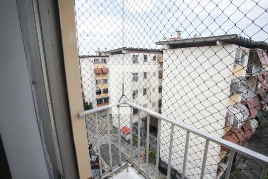 Varanda da Sala de apartamento à venda com 2 quartos, 60m² em Taquara, Rio de Janeiro