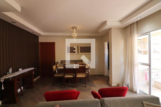 Sala  de apartamento à venda com 2 quartos, 96m² em Vila Alvaro Marques, São Bernardo do Campo