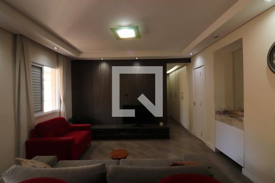 Sala  de apartamento à venda com 2 quartos, 96m² em Vila Alvaro Marques, São Bernardo do Campo