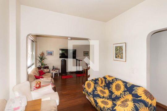 Sala de apartamento à venda com 3 quartos, 120m² em Grajaú, Rio de Janeiro