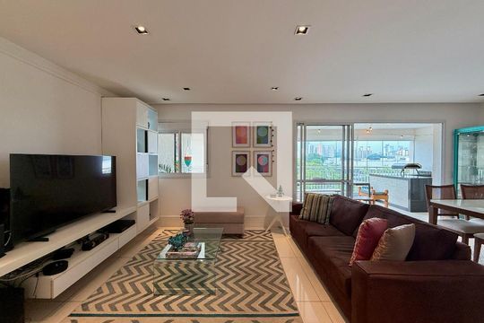 Sala  de apartamento à venda com 3 quartos, 130m² em Jardim Dom Bosco, São Paulo