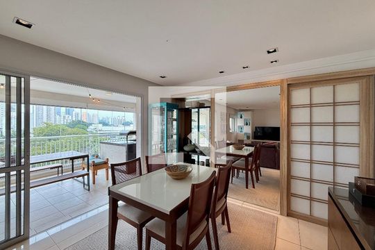Sala  de apartamento à venda com 3 quartos, 130m² em Jardim Dom Bosco, São Paulo