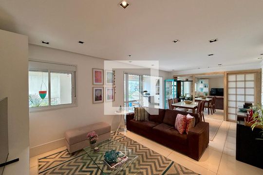 Sala  de apartamento à venda com 3 quartos, 130m² em Jardim Dom Bosco, São Paulo