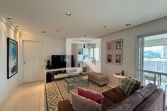 Sala  de apartamento à venda com 3 quartos, 130m² em Jardim Dom Bosco, São Paulo