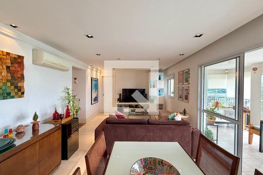 Sala  de apartamento à venda com 3 quartos, 130m² em Jardim Dom Bosco, São Paulo