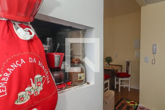 Cozinha e Área de Serviço de apartamento à venda com 2 quartos, 50m² em Parque Santa Fé, Porto Alegre