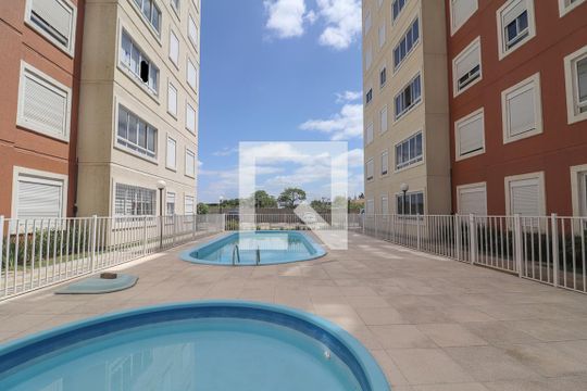 Área comum - Piscina de apartamento para alugar com 2 quartos, 50m² em Parque Santa Fé, Porto Alegre