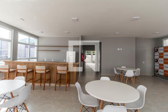 Área comum - Salão de festas de apartamento para alugar com 2 quartos, 40m² em Vila Sul Americana, Carapicuíba