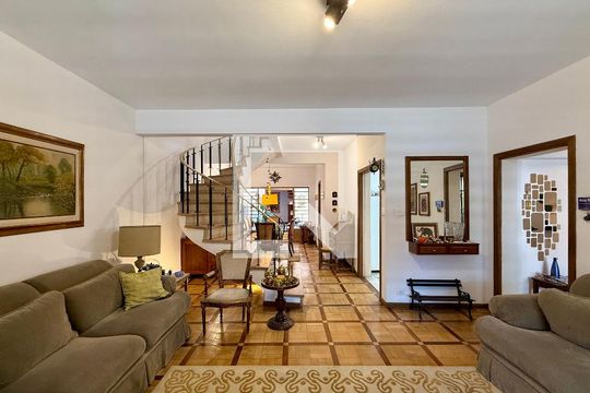 Sala de casa para alugar com 3 quartos, 188m² em Brooklin, São Paulo