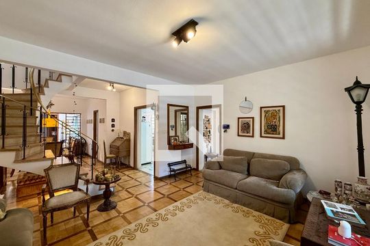 Sala de casa para alugar com 3 quartos, 188m² em Brooklin, São Paulo