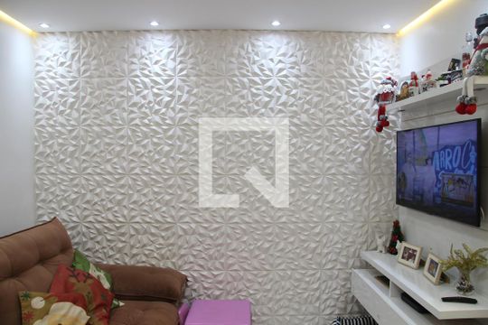 Sala  de apartamento à venda com 2 quartos, 45m² em Vila Barros, Guarulhos