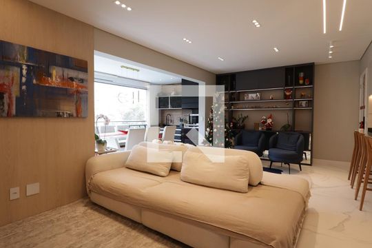 Sala de apartamento à venda com 3 quartos, 125m² em Vila Andrade, São Paulo