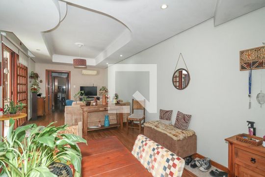 Sala de apartamento à venda com 3 quartos, 104m² em Petrópolis, Porto Alegre