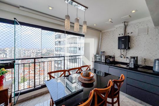 Varanda de apartamento à venda com 3 quartos, 66m² em Tatuapé, São Paulo
