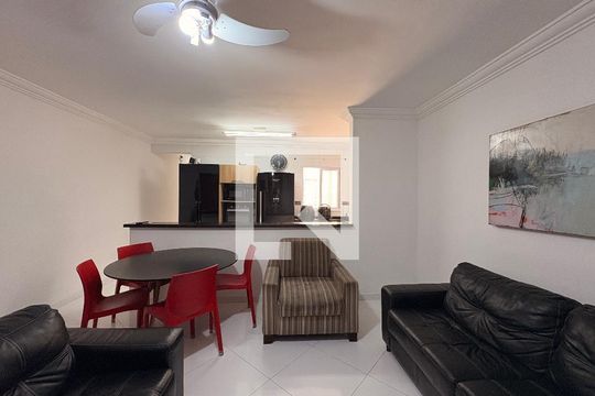 Sala de apartamento para alugar com 3 quartos, 150m² em Vila Valparaíso, Santo André