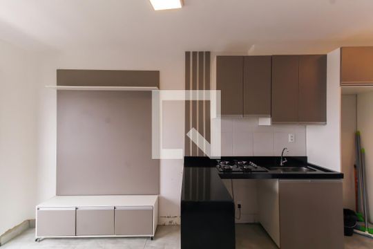 Sala/Cozinha de apartamento à venda com 1 quarto, 32m² em Belenzinho, São Paulo