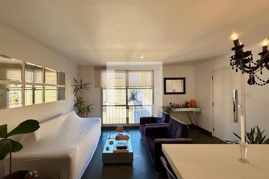 Sala  de apartamento à venda com 2 quartos, 98m² em Vila Nova Conceição, São Paulo