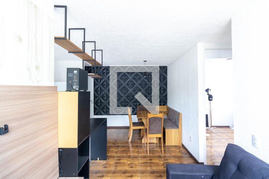 Sala de apartamento para alugar com 2 quartos, 41m² em Campo Grande, Rio de Janeiro