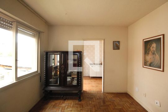 Sala de apartamento à venda com 1 quarto, 45m² em Jardim do Salso, Porto Alegre