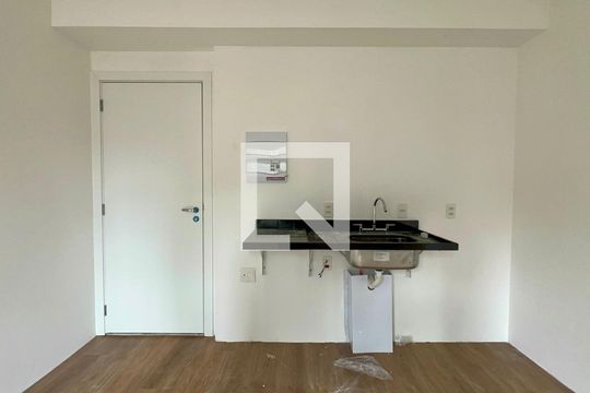 Cozinha de kitnet/studio à venda com 1 quarto, 24m² em Perdizes, São Paulo