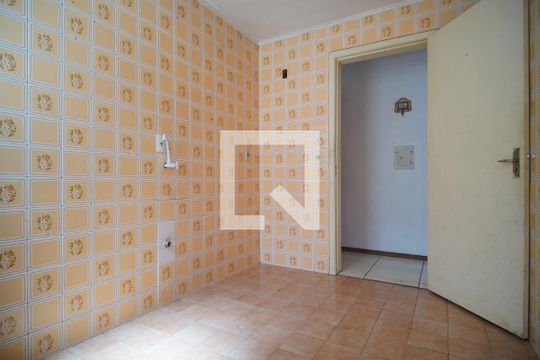 Cozinha de apartamento para alugar com 1 quarto, 45m² em Guarani, Novo Hamburgo