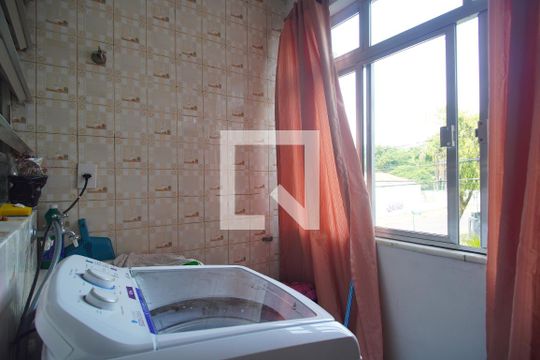 Área de Serviço de apartamento à venda com 2 quartos, 74m² em Guarani, Novo Hamburgo