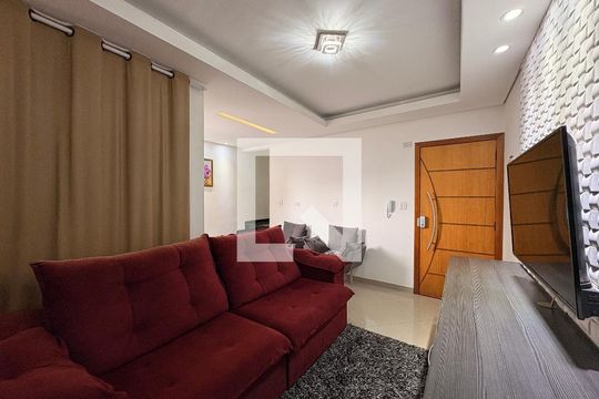 Sala de apartamento à venda com 2 quartos, 120m² em Parque Oratório, Santo André