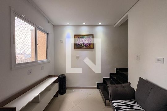 Sala de apartamento à venda com 2 quartos, 120m² em Parque Oratório, Santo André
