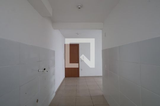 Cozinha e Área de Serviço de apartamento para alugar com 2 quartos, 50m² em Olaria, Canoas