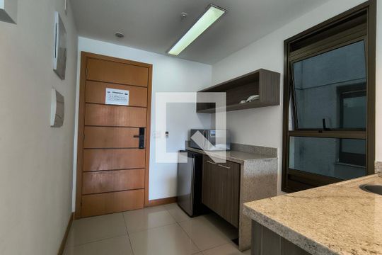 Cozinha - Armários de apartamento à venda com 1 quarto, 50m² em Jacarepaguá, Rio de Janeiro