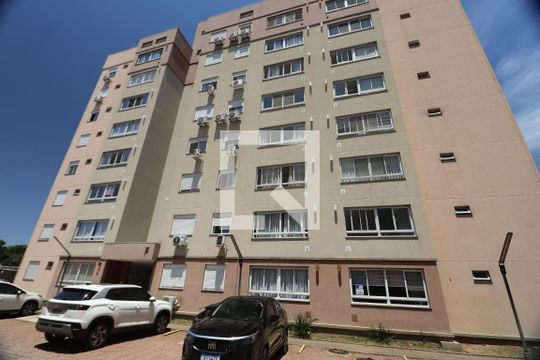 Fachada do bloco de apartamento à venda com 2 quartos, 54m² em Fátima, Canoas