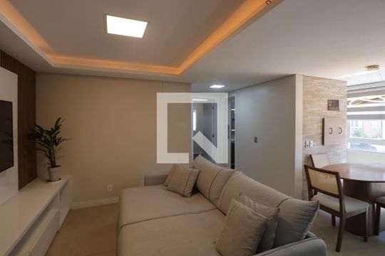 Sala/Cozinha de apartamento à venda com 2 quartos, 54m² em Fátima, Canoas
