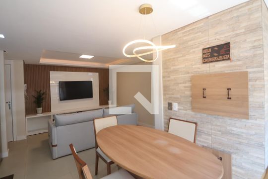 Sala/Cozinha de apartamento à venda com 2 quartos, 54m² em Fátima, Canoas