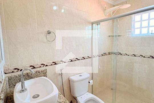 Banheiro da Suíte 1 de casa à venda com 4 quartos, 310m² em Jardim Paulista Ii, Jundiaí