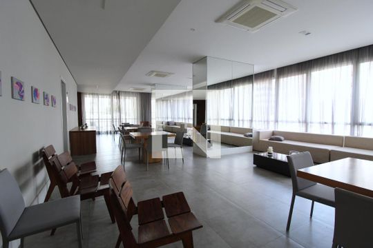 Área Comum - Salão de Festas de kitnet/studio à venda com 1 quarto, 37m² em Indianópolis, São Paulo