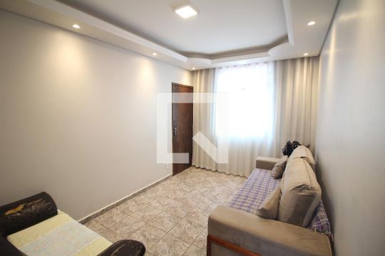 Sala de apartamento à venda com 2 quartos, 49m² em Santa Cruz Industrial, Contagem
