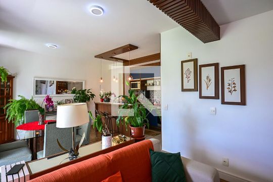 Sala de apartamento à venda com 2 quartos, 75m² em Vila Andrade, São Paulo