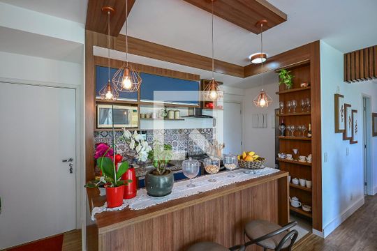 Cozinha de apartamento à venda com 2 quartos, 75m² em Vila Andrade, São Paulo