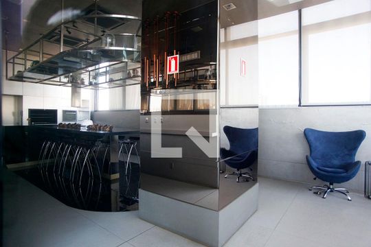 Área Comum - Salão de Festas de kitnet/studio à venda com 2 quartos, 75m² em Auxiliadora, Porto Alegre