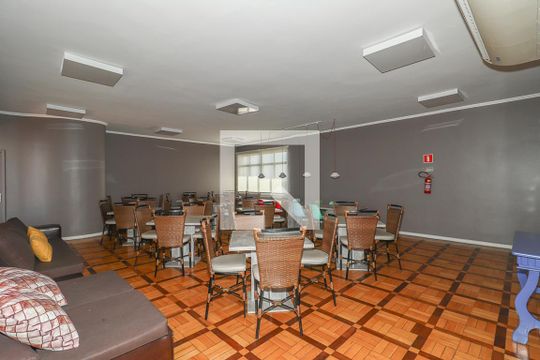 Área comum - Salão de festas de apartamento à venda com 3 quartos, 150m² em Bom Fim, Porto Alegre