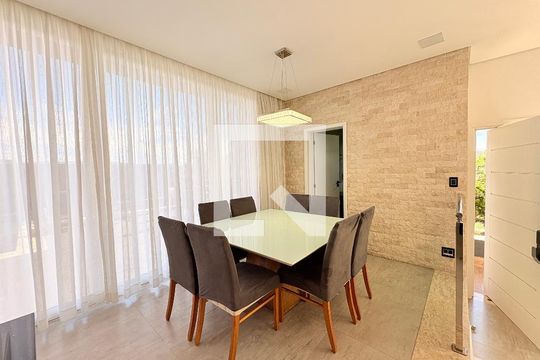 Sala de Jantar de casa de condomínio para alugar com 4 quartos, 362m² em Parque Cecap, Jundiaí