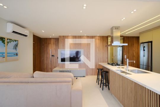 Sala de apartamento à venda com 3 quartos, 106m² em Tatuapé, São Paulo