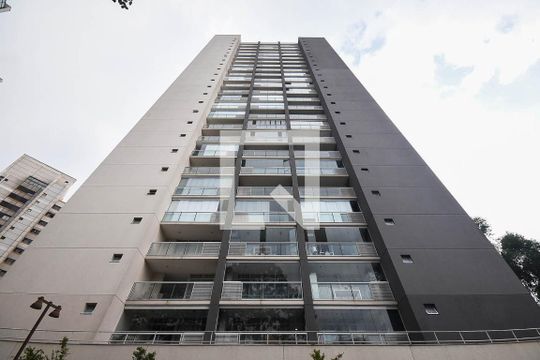 Fachada de kitnet/studio para alugar com 1 quarto, 45m² em Real Parque, São Paulo