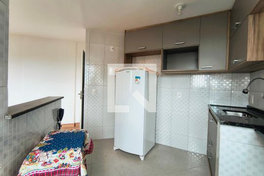 Cozinha - Armários de apartamento à venda com 1 quarto, 38m² em Barra Olímpica, Rio de Janeiro